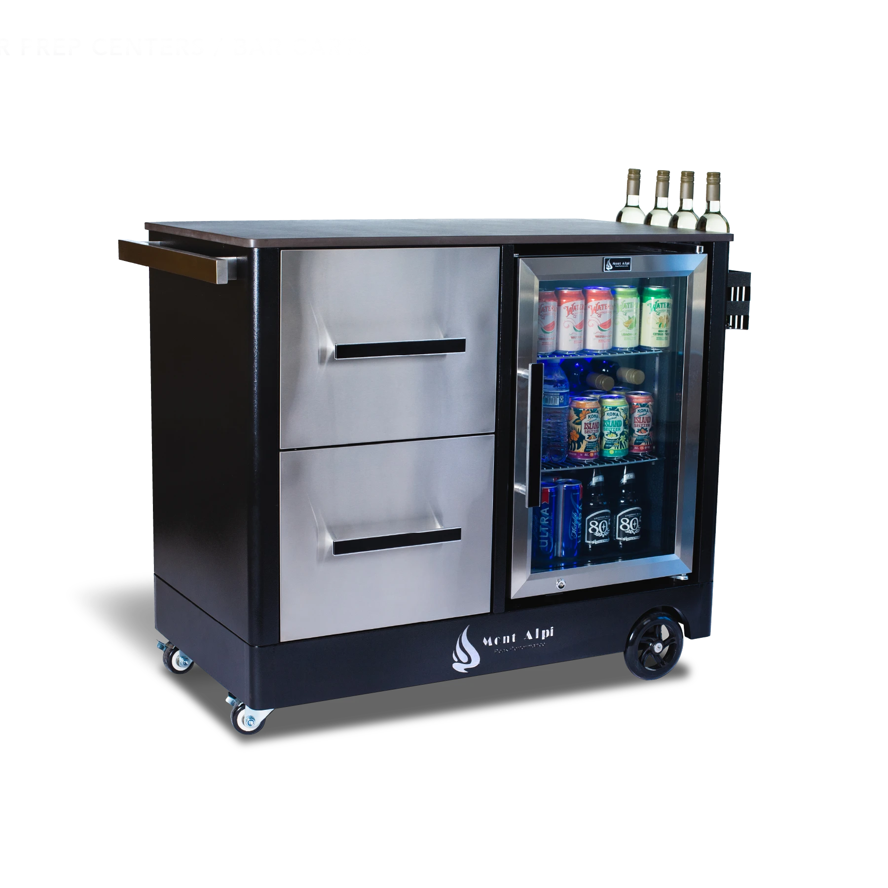 Mobile Outdoor Prep Center / Large Bar Cart MAPCL