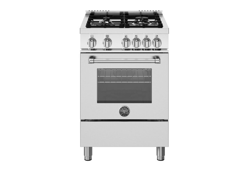 24" Master Series range - Gas oven - 4 aluminum burners MAS244GASXVLP