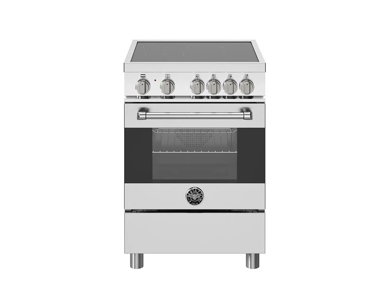 24 inch Induction Range, 4 Heating Zones, Electric Oven MAS244IFEMXB