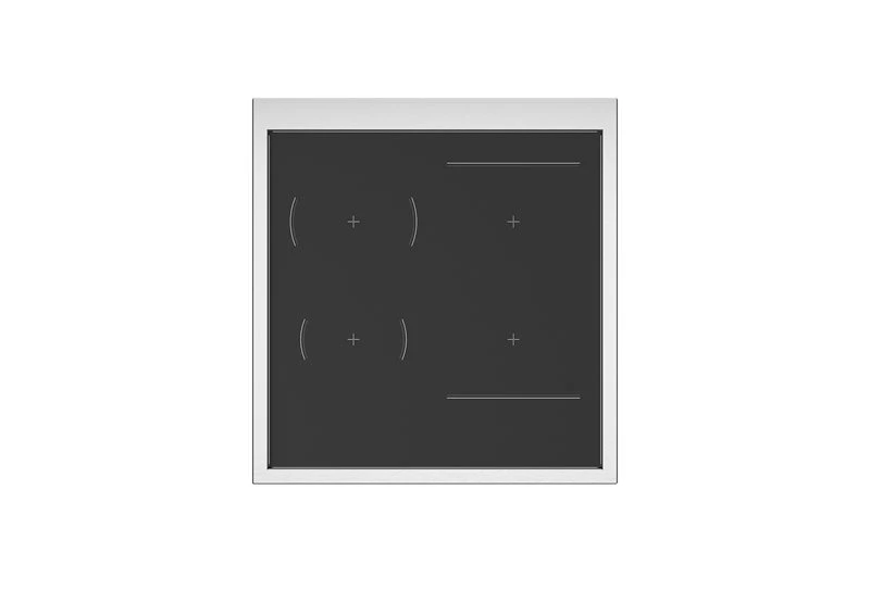 24 inch Induction Range, 4 Heating Zones, Electric Oven MAS244IFEMXB