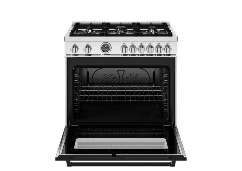 36 inch All Gas Range, 6 Brass Burners and Cast Iron Griddle MAS366BCFGMXT