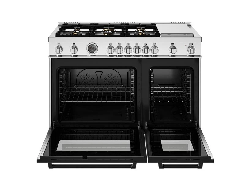 48 inch All Gas Range, 6 Brass Burner and Griddle MAS486BTFGMXT