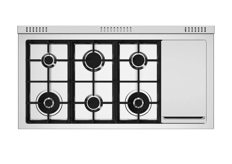48 inch All Gas Range, 6 Burner and Griddle MAS486GGASNEV