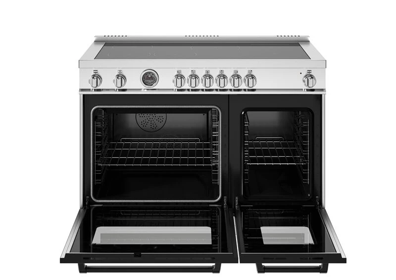 48 inch Induction Range, 6 Heating Zones and Cast Iron Griddle, Electric Self-Clean Oven MAS486IGFEPXT