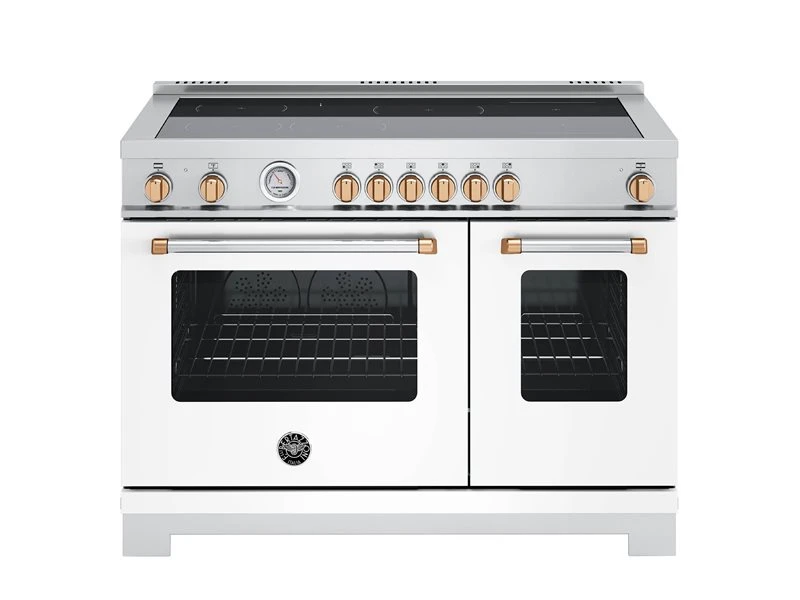 48 inch Induction Range, 6 Heating Zones, Electric Oven - Gold Accents MAS486INMBG