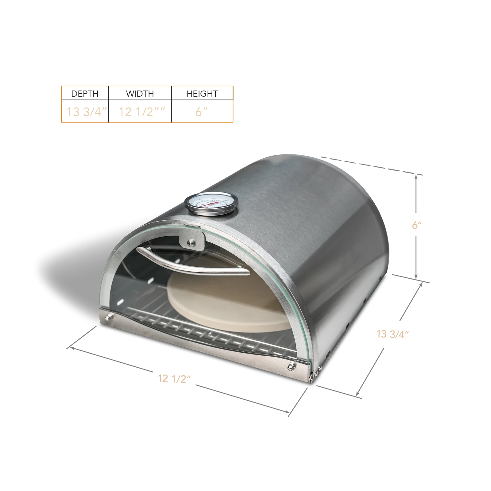 Universal Side Burner Pizza Oven MASBP