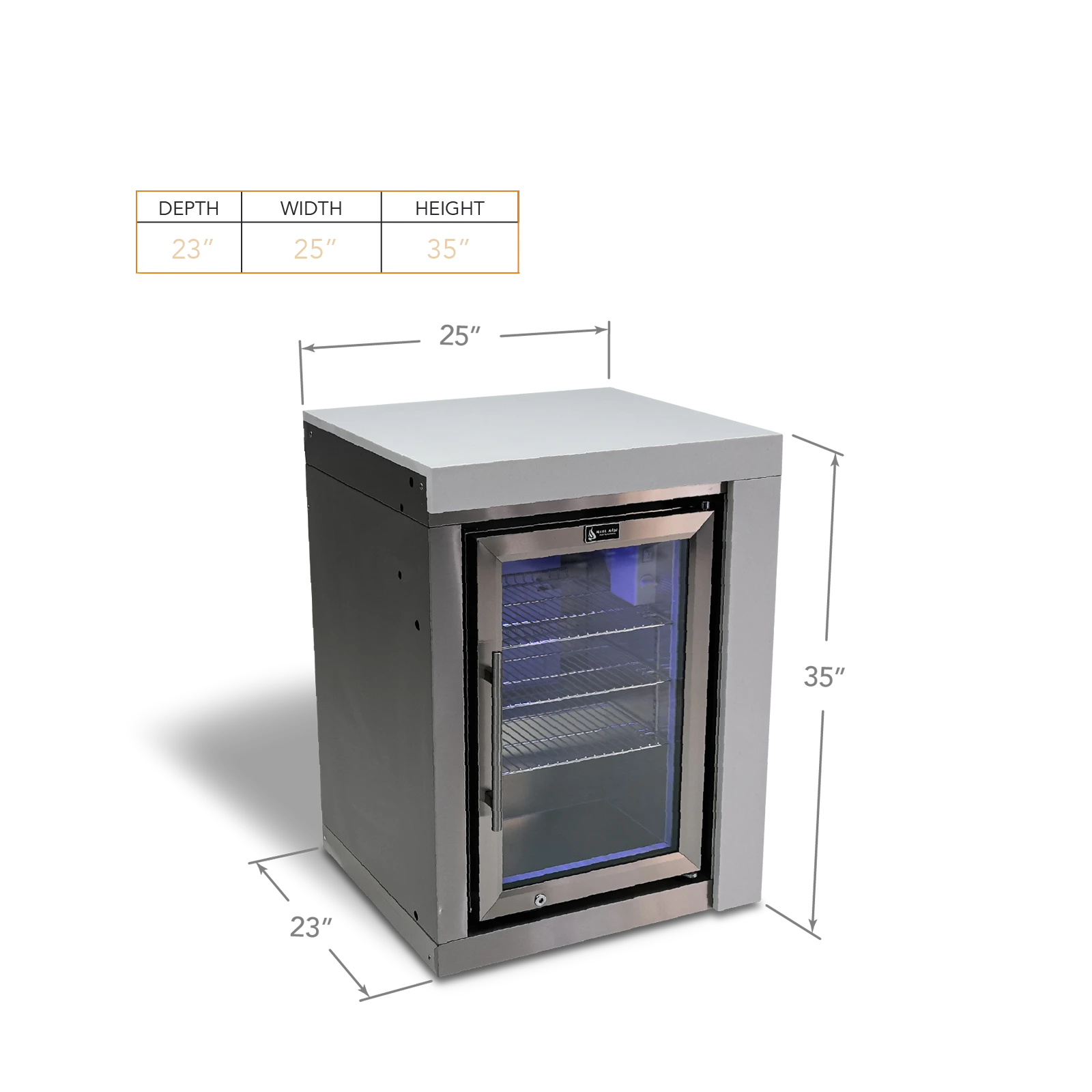 Deluxe Fridge Cabinet Module MASFM