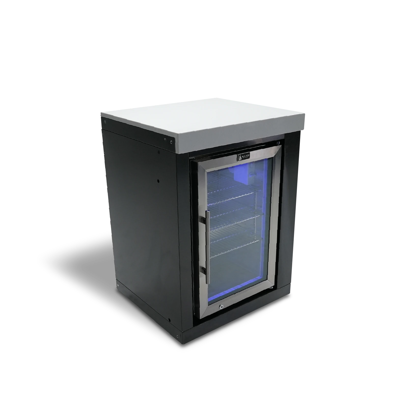 Black Stainless Steel Fridge Cabinet Module MASFMBSS