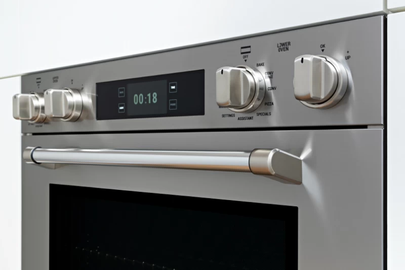 30 Double Electric Convection Oven Self-Clean with Assistant view 3