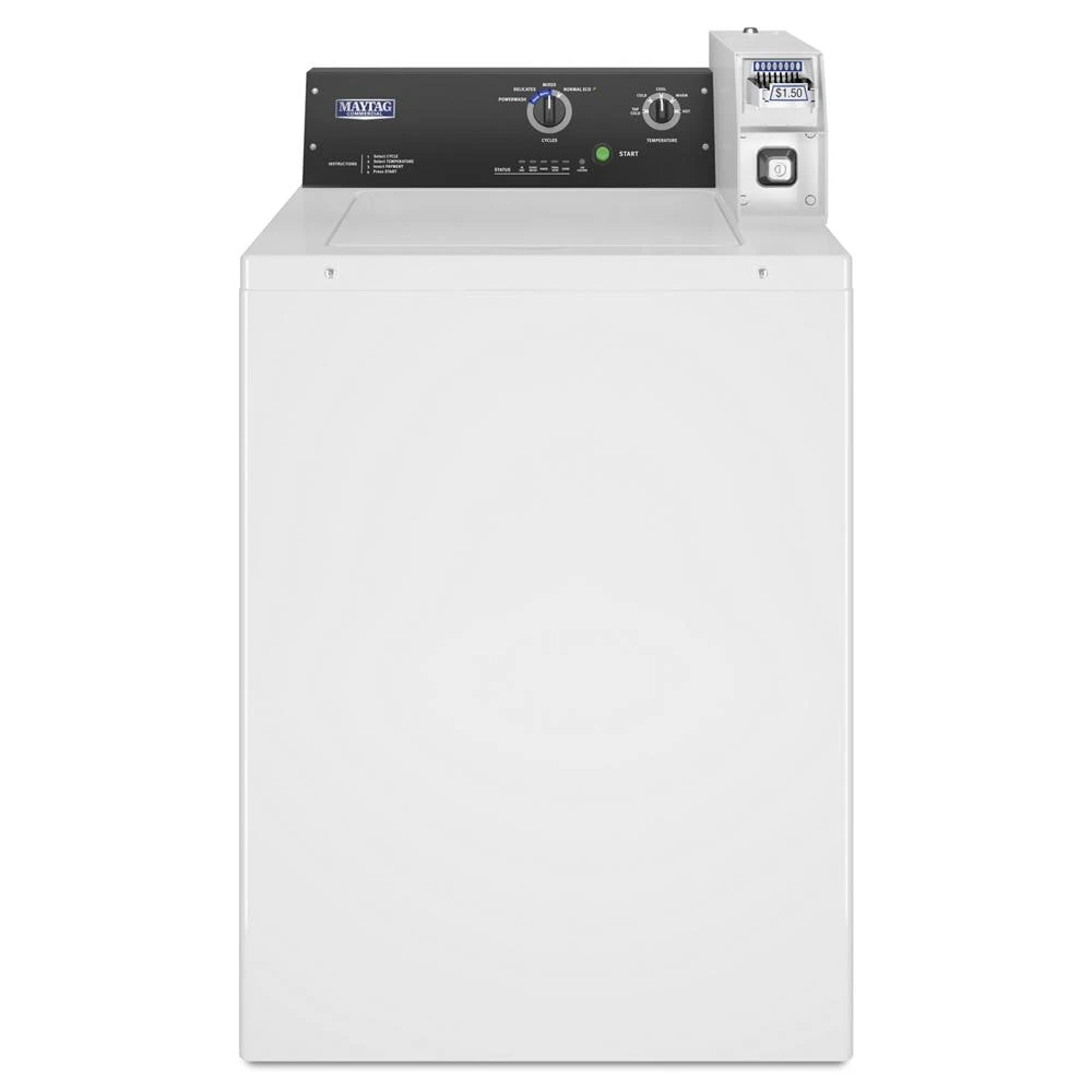 Commercial Top-Load Washer, Coin Slide Ready MAT23CSAWW