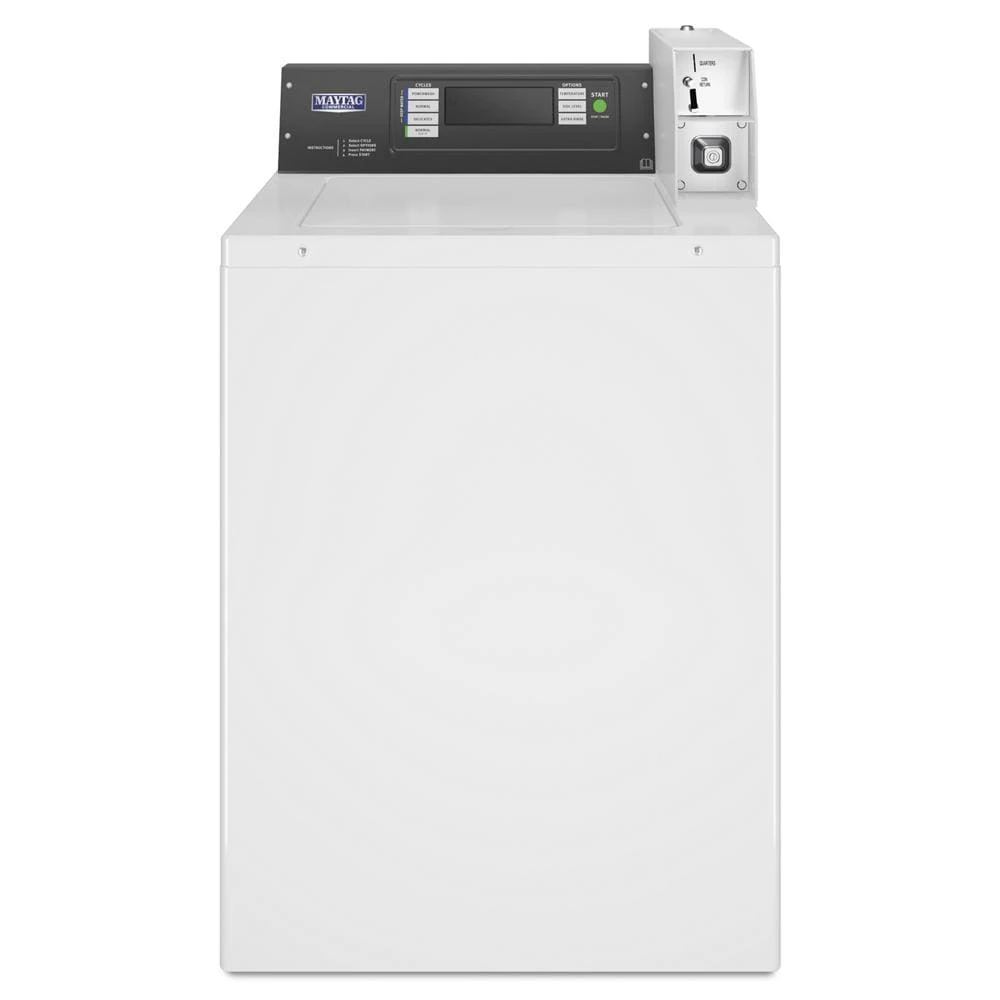Commercial Top-Load Washer, Coin Drop Ready MAT24PDAGW