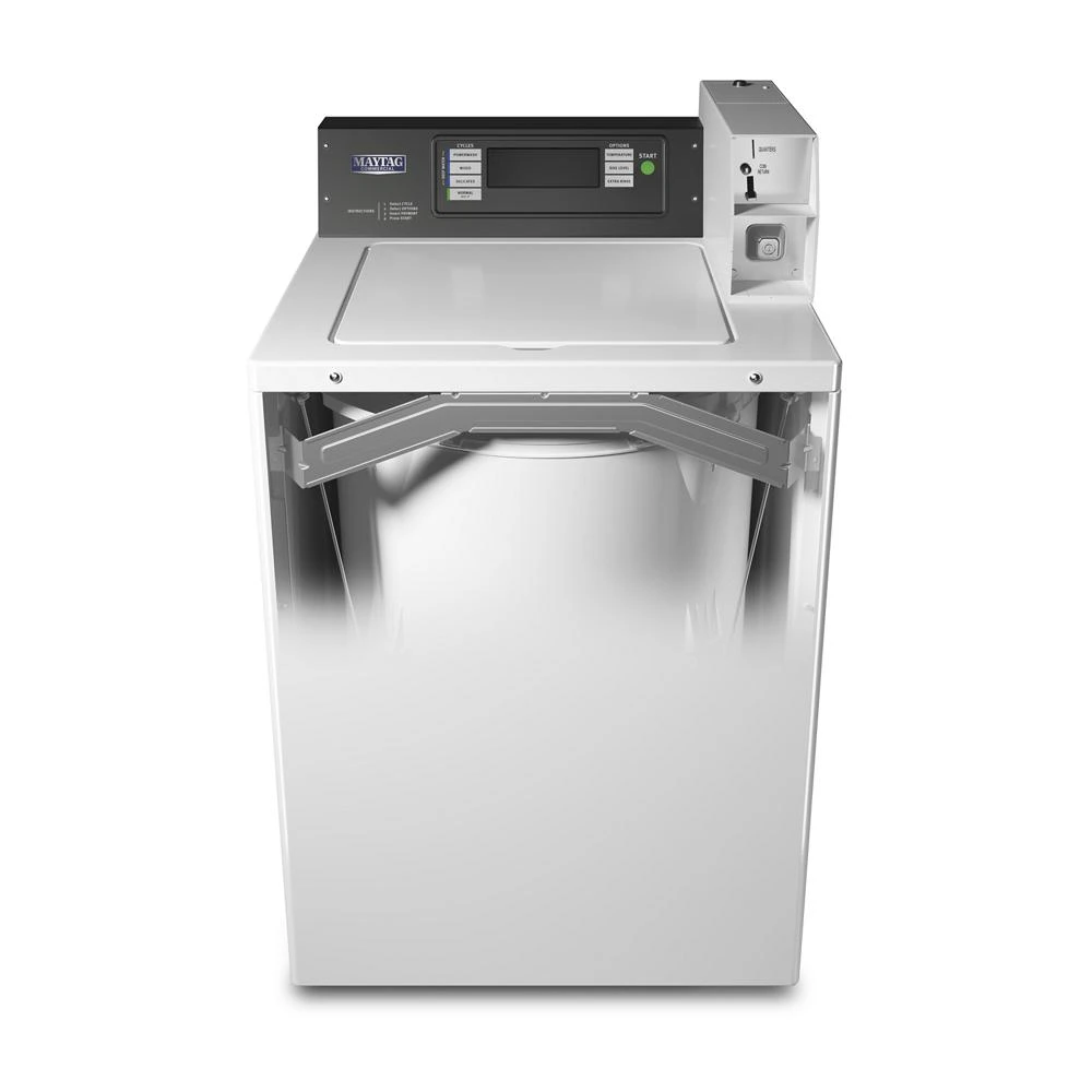 Commercial Top-Load Washer, Coin Drop Ready MAT24PDAGW