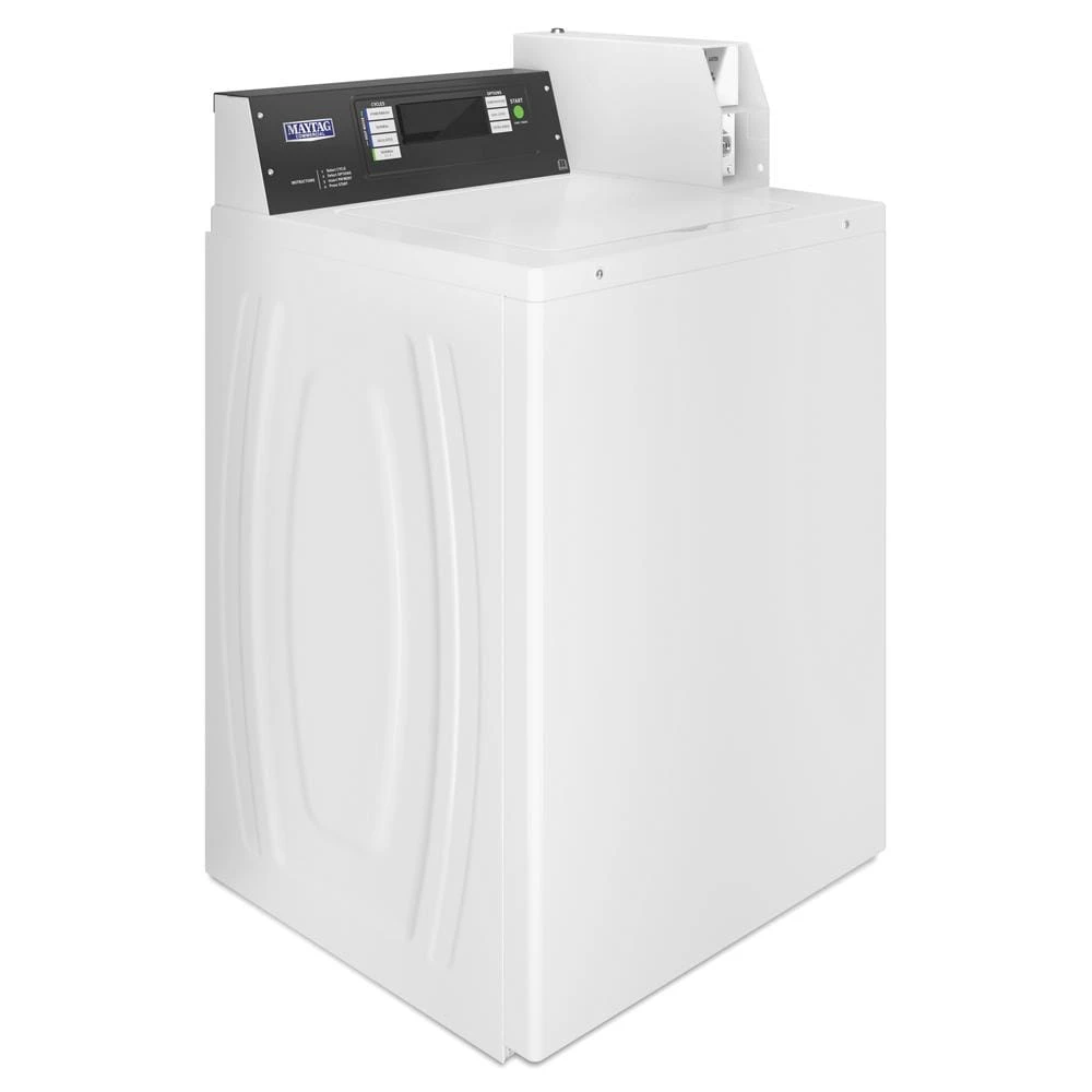 Commercial Top-Load Washer, Coin Drop Ready MAT24PDAGW