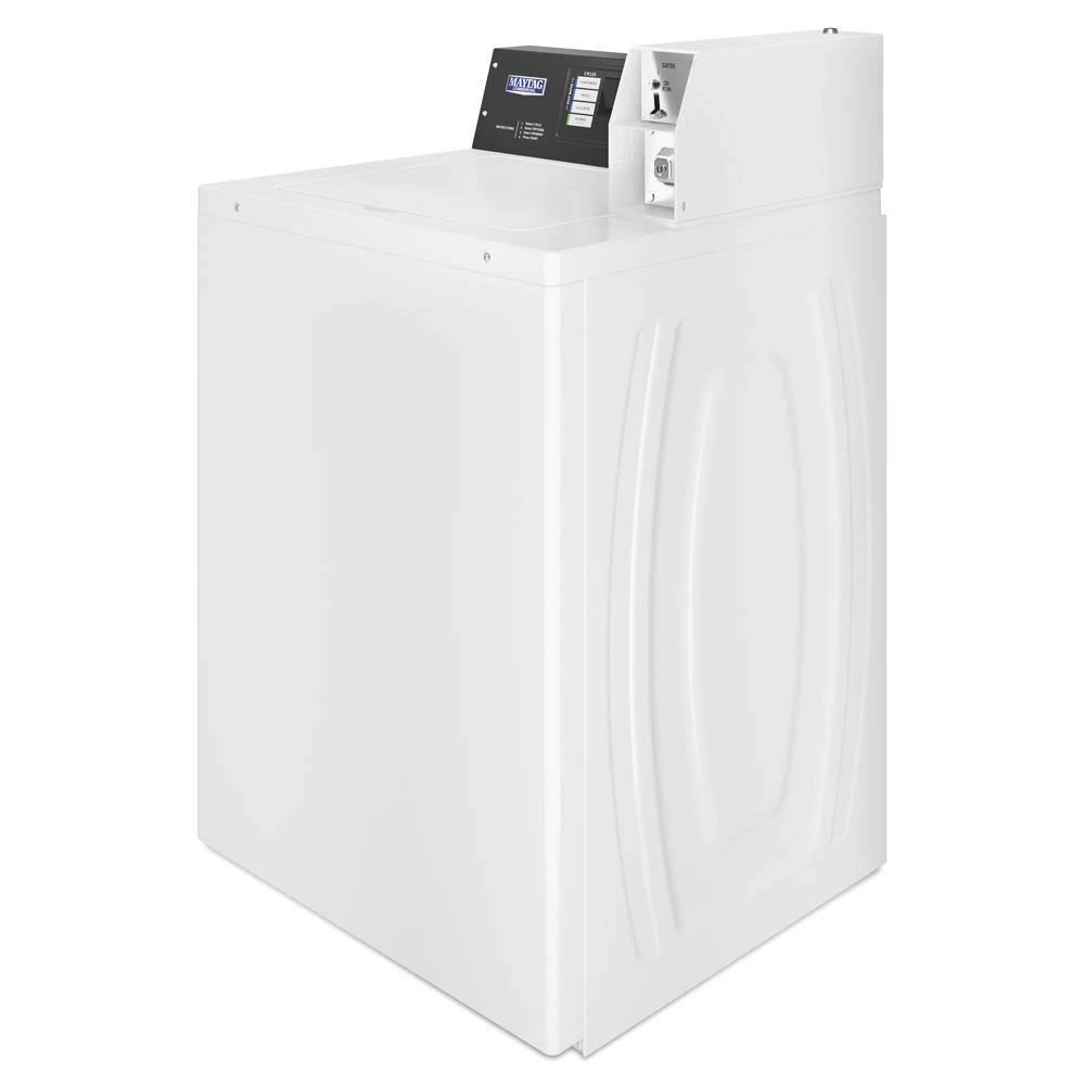 Commercial Top-Load Washer, Coin Drop Installed MAT24PDAWW