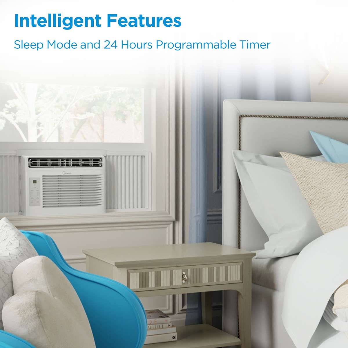 5,000 BTU Window Air Conditioner with Remote Control, Cools up to 150 sq. ft. MAW05R1JWTB