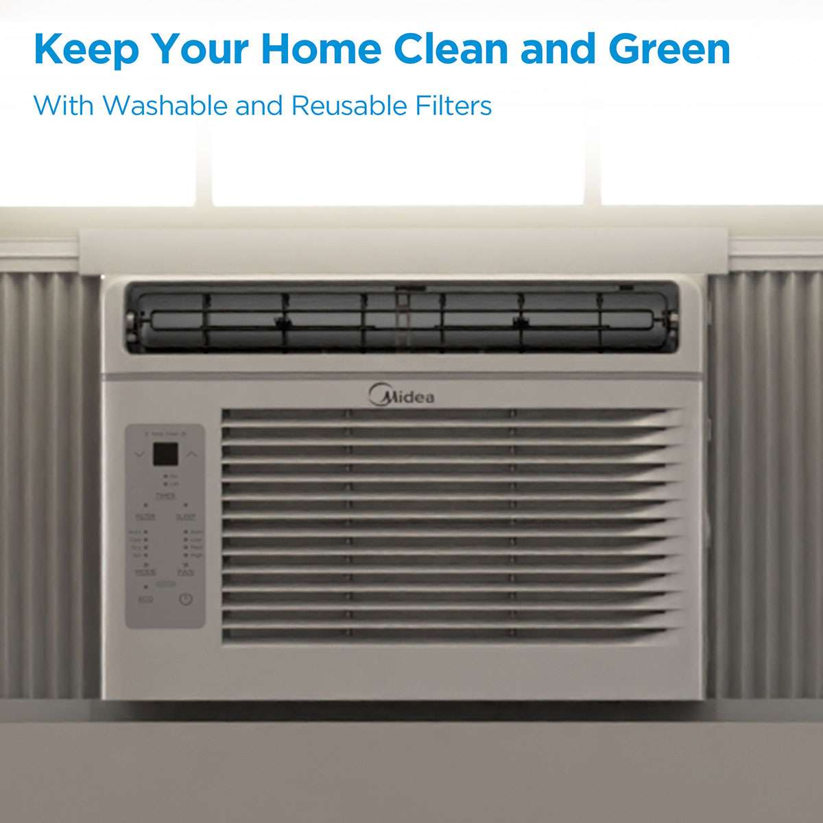 5,000 BTU Window Air Conditioner with Remote Control, Cools up to 150 sq. ft. MAW05R1JWTB