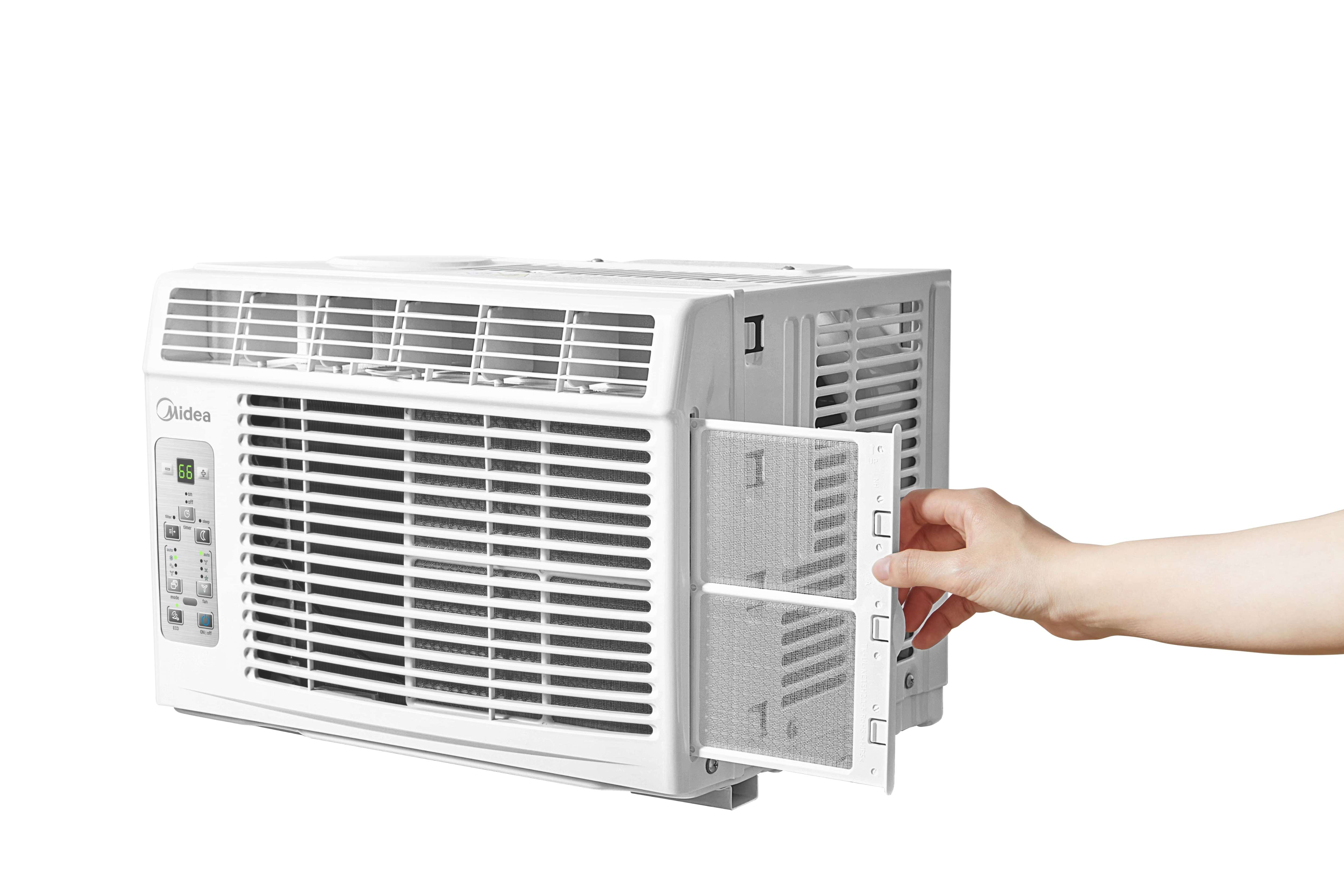 6,000 BTU Window Air Conditioner with Remote Control, Cools up to 250 sq. ft. MAW06R1CWT