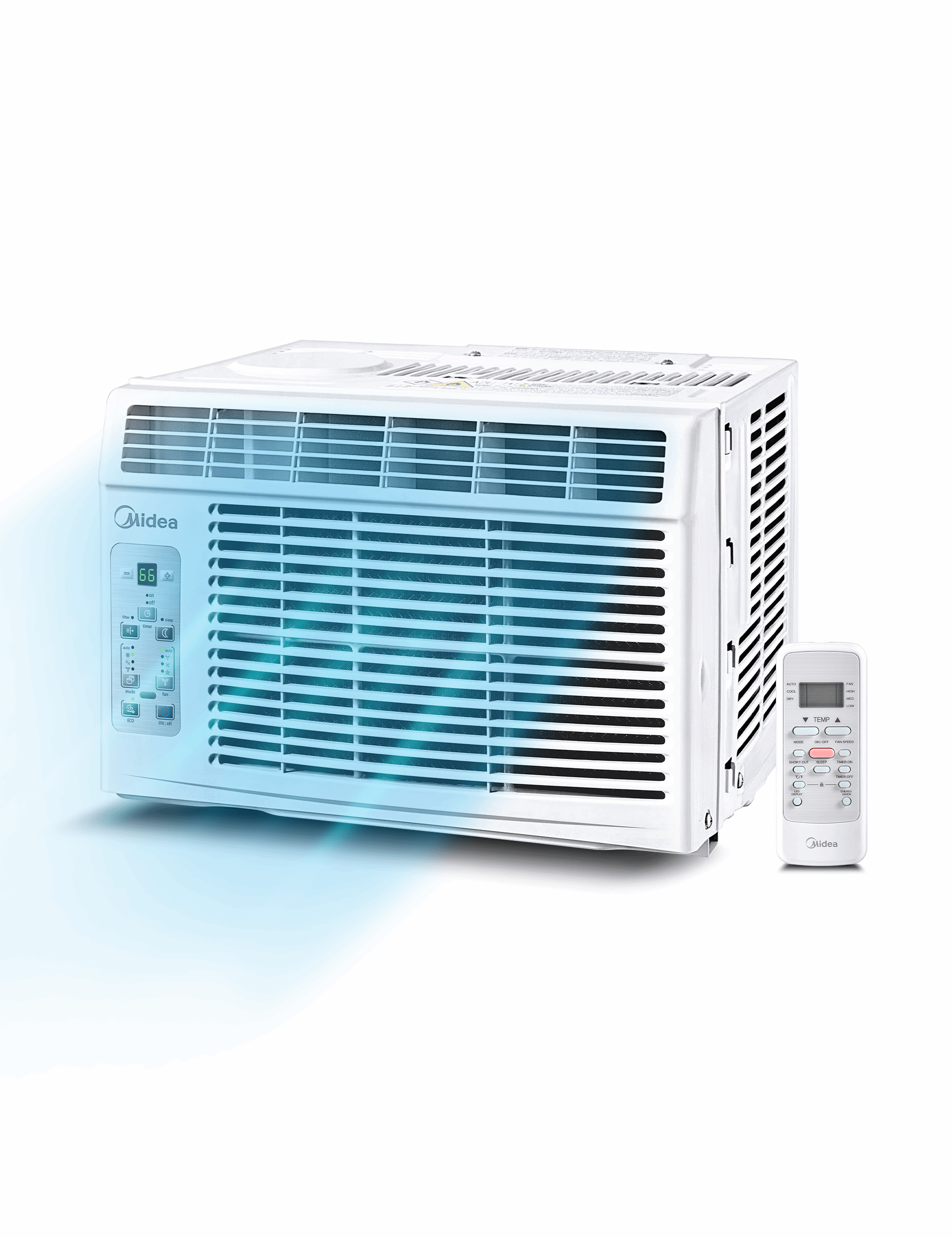 6,000 BTU Window Air Conditioner with Remote Control, Cools up to 250 sq. ft. MAW06R1CWT