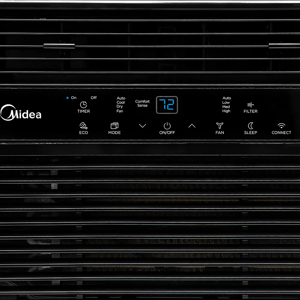 8,000 BTU Smart Window Air Conditioner with ComfortSense Remote, Cools up to 350 sq. ft. MAW08S1DWBL