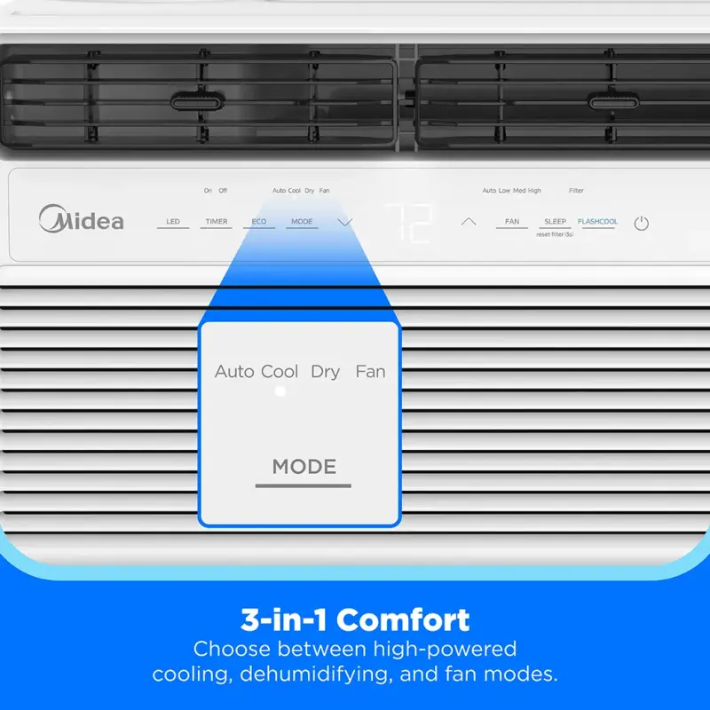 8,000 BTU DOE Smart Inverter Air Conditioner, for spaces up to 350 sq. ft. MAW08S1VWWTT