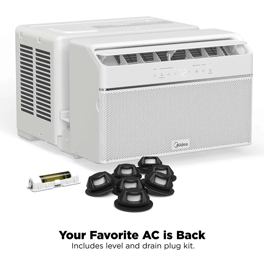 8,000 BTU DOE U-Shaped Smart Window Air Conditioner, for spaces up to 350 sq. ft. MAW08U2QWT