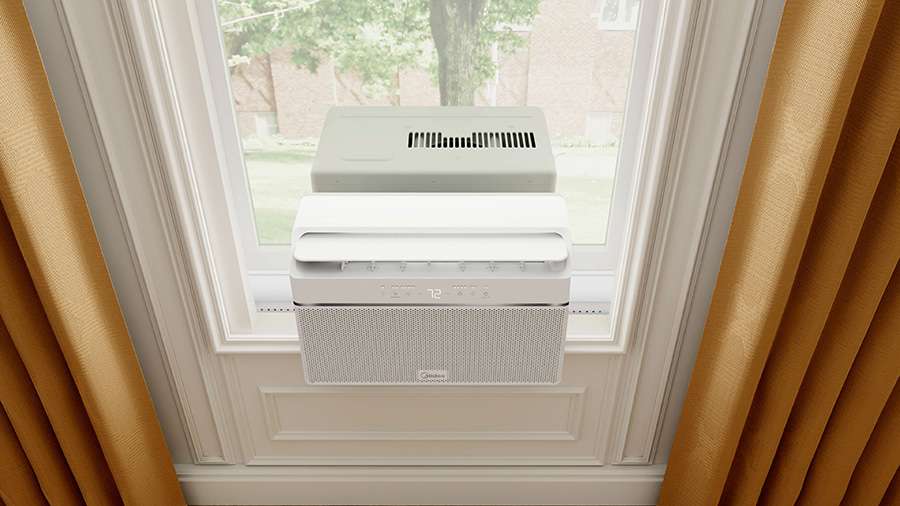10,000 BTU DOE U-Shaped Smart Window Air Conditioner, for spaces up to 350 sq. ft. MAW10U2QWT