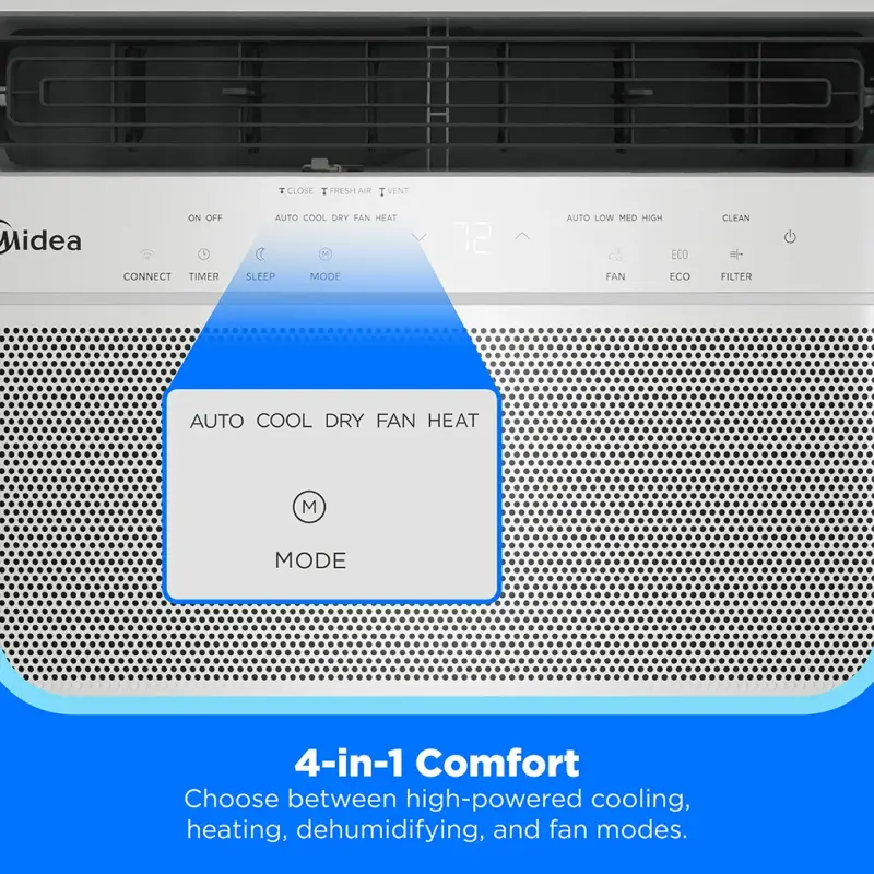 12,000 BTU DOE Smart HeatCool Window Air Conditioner, for spaces up to 550 sq. ft. MAW12HN1CWT
