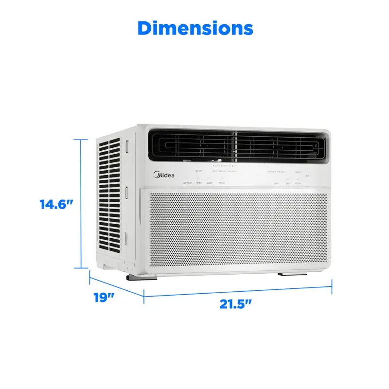 12,000 BTU DOE Smart HeatCool Window Air Conditioner, for spaces up to 550 sq. ft. MAW12HN1CWT
