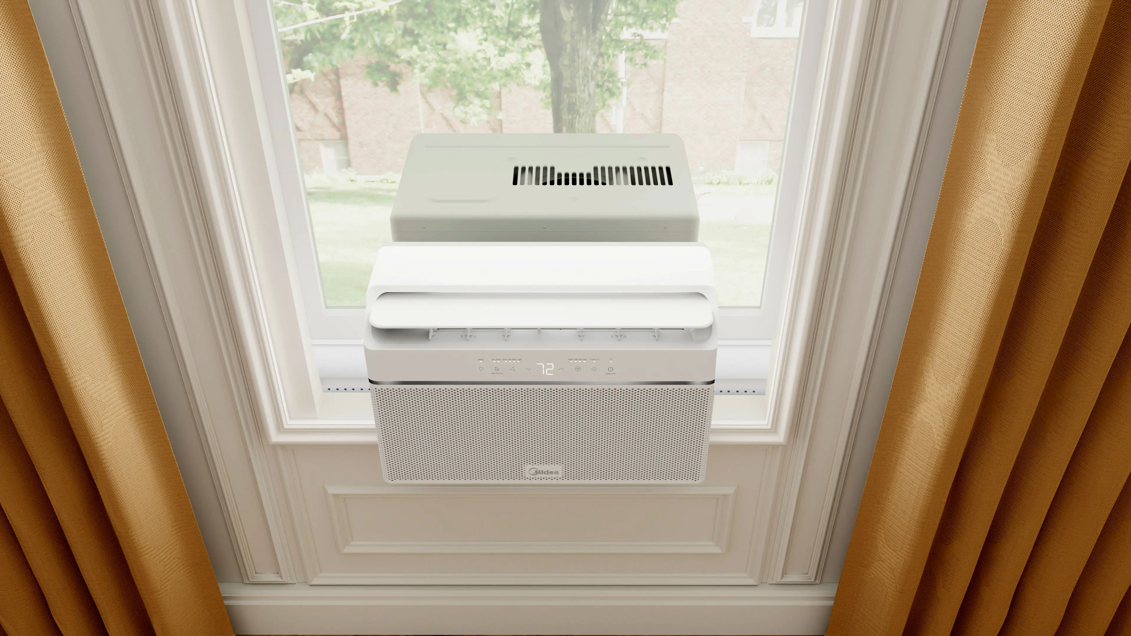 12,000 BTU DOE U-Shaped Smart Window Air Conditioner, for spaces up to 350 sq. ft. MAW12U2QWT