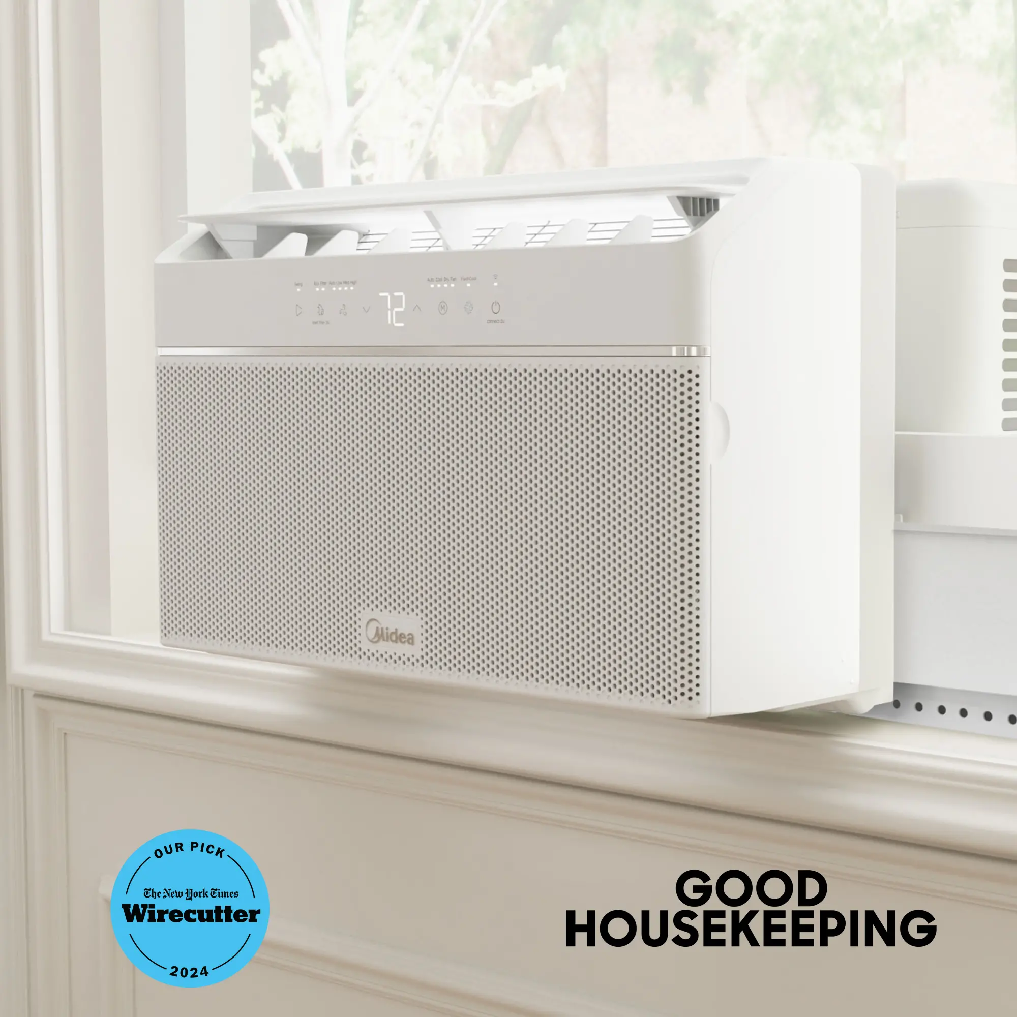 12,000 BTU DOE U-Shaped Smart Window Air Conditioner, for spaces up to 350 sq. ft. MAW12U2QWT