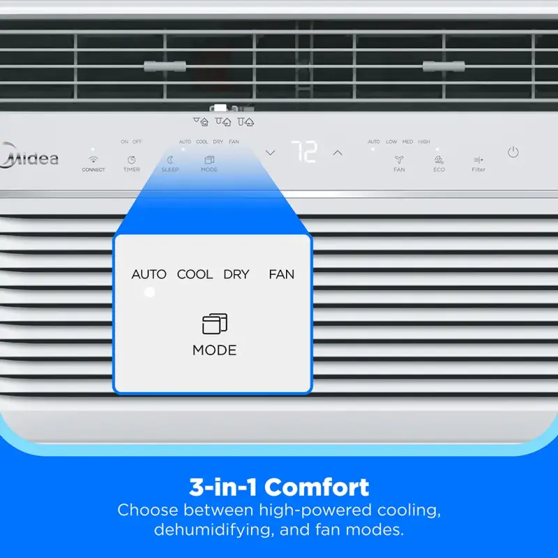 14,000 BTU DOE Smart Window Air Conditioner, for spaces up to 700 sq. ft. MAW14S1YWT
