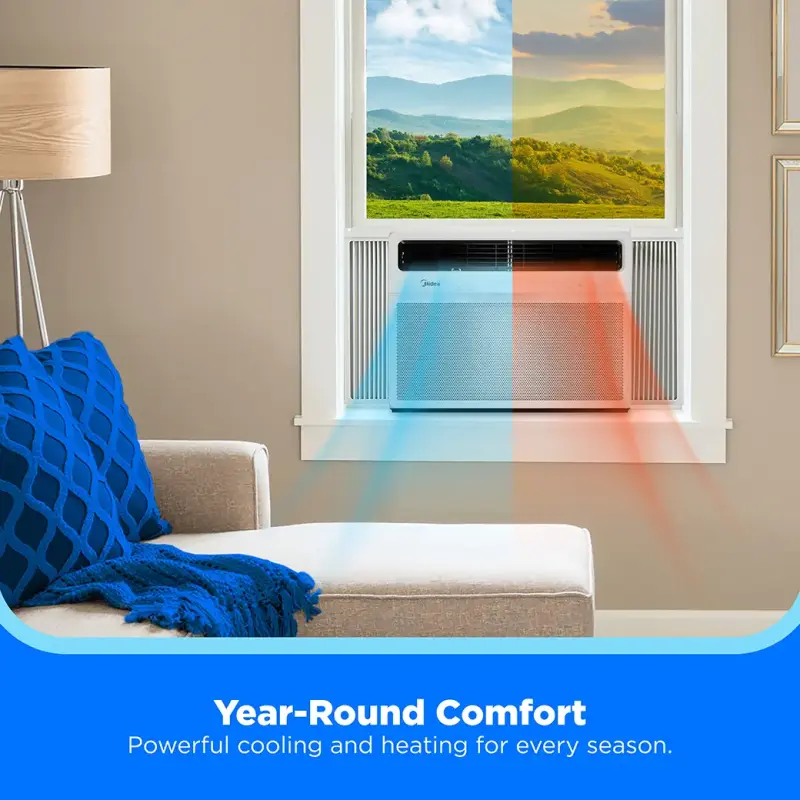 18,000 BTU DOE Smart HeatCool Window Air Conditioner, for spaces up to 1,000 sq. ft. MAW18HN1CWT