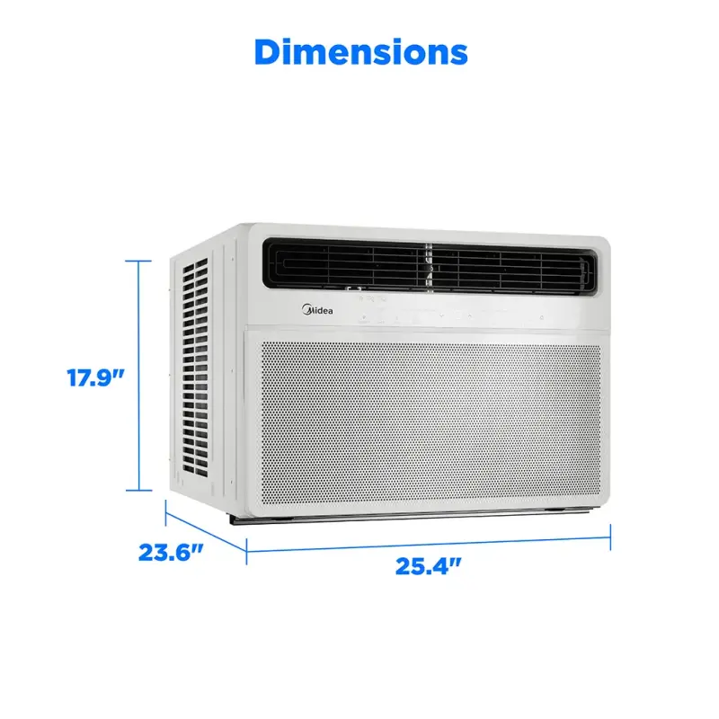 18,000 BTU DOE Smart HeatCool Window Air Conditioner, for spaces up to 1,000 sq. ft. MAW18HN1CWT
