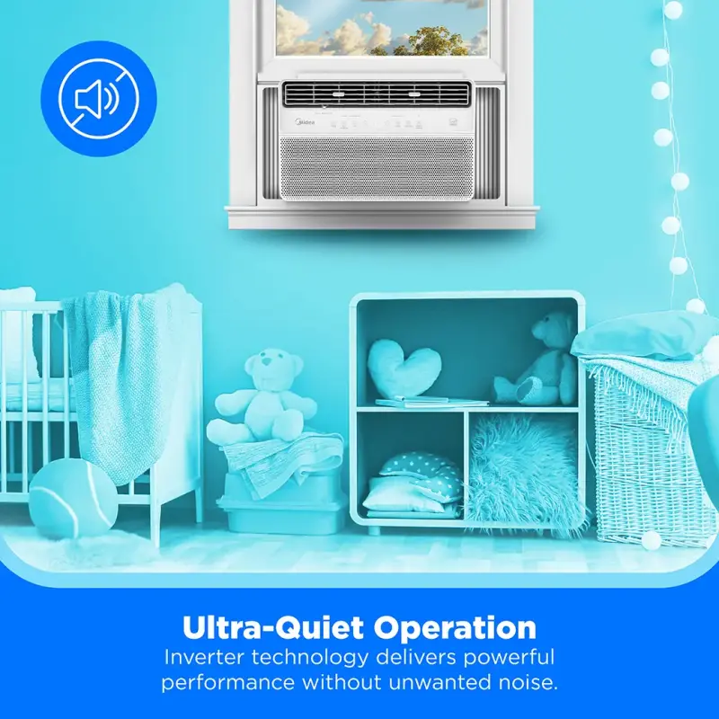 18,000 BTU DOE Smart Inverter Plus Window Air Conditioner, for spaces up to 1,000 sq. ft. MAW18RV1CWT