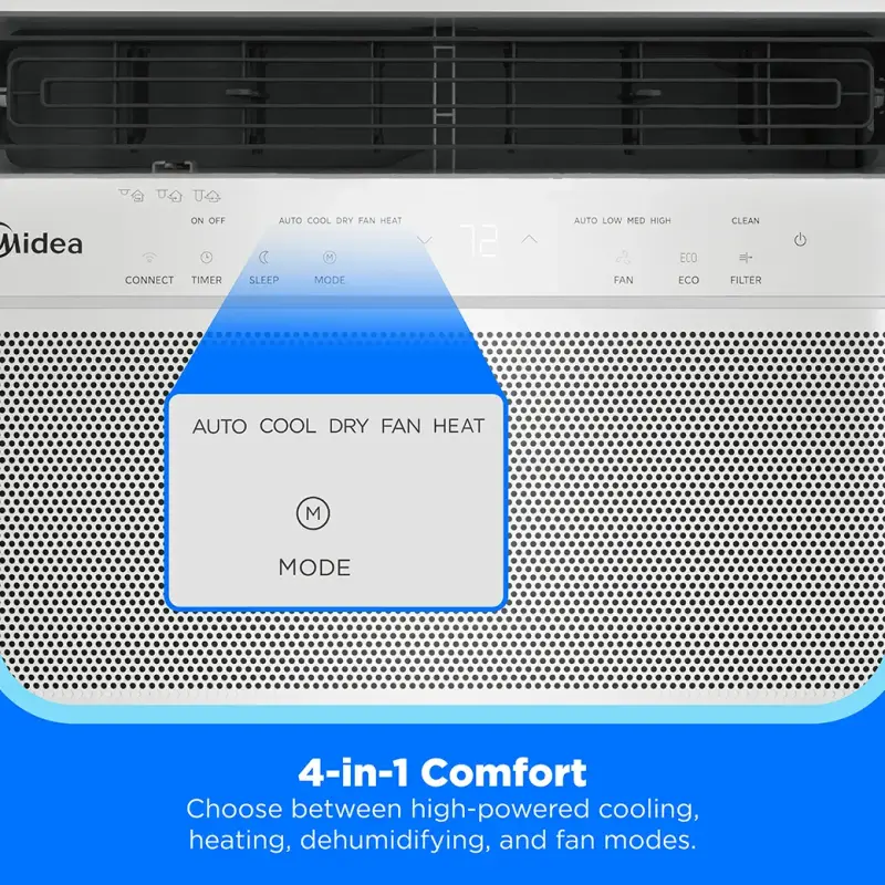 24,000 BTU DOE Smart HeatCool Window Air Conditioner, for spaces up to 1,500 sq. ft. MAW24HN1CWT