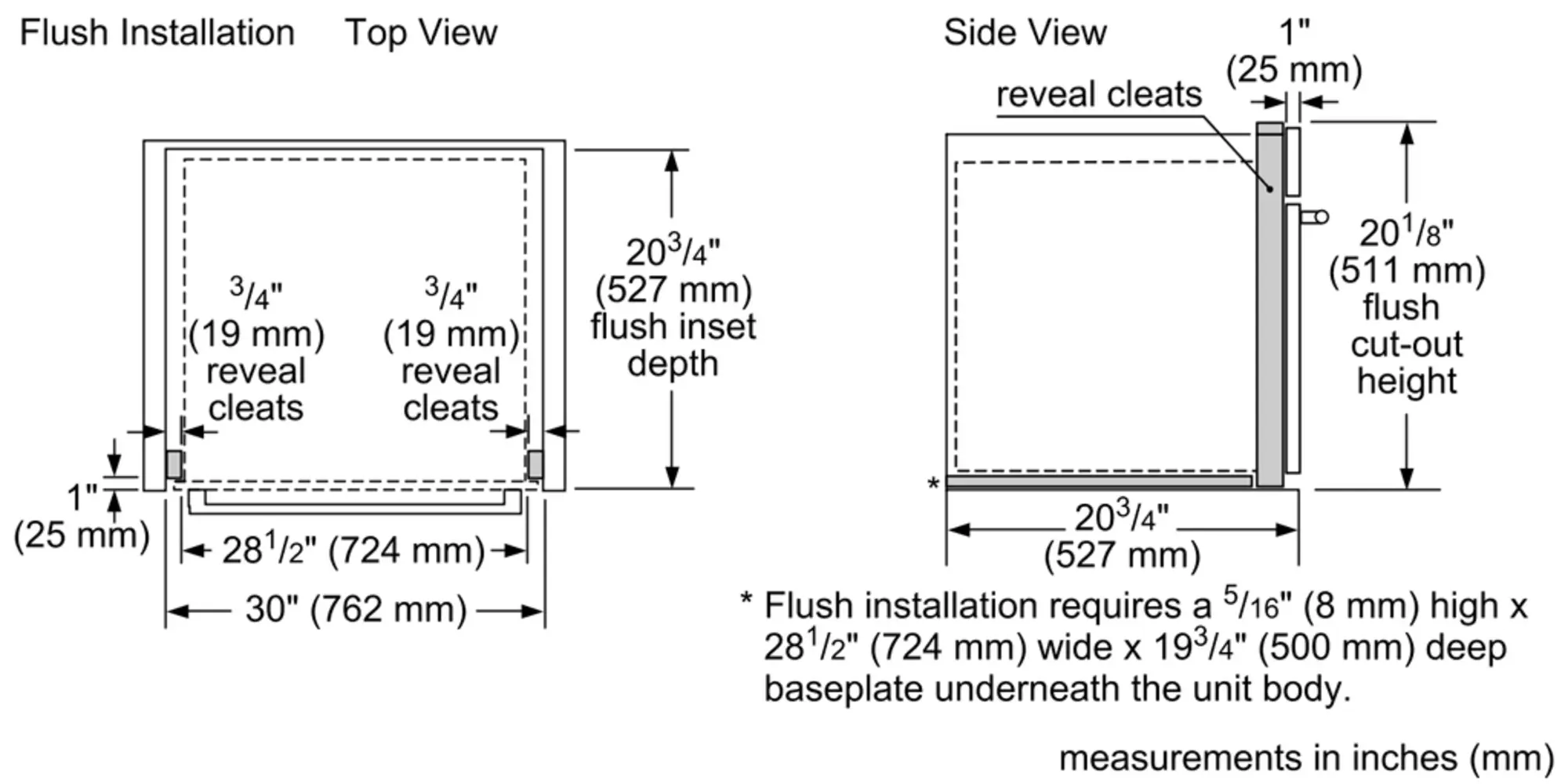 Masterpiece® Built-in Microwave 30'' MB30WS