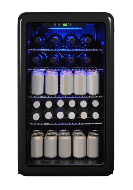 3.4 Cu. Ft. Retro Beverage Cooler MCB34CHB, product image 2 of 5