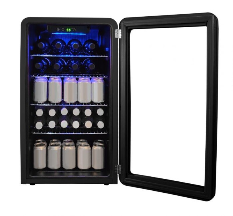 3.4 Cu. Ft. Retro Beverage Cooler MCB34CHB, product image 3 of 5
