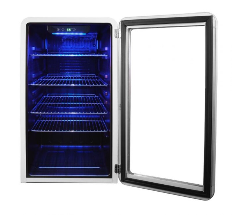 3.4 Cu. Ft. Retro Beverage Cooler MCB34CHW, product image 3 of 5