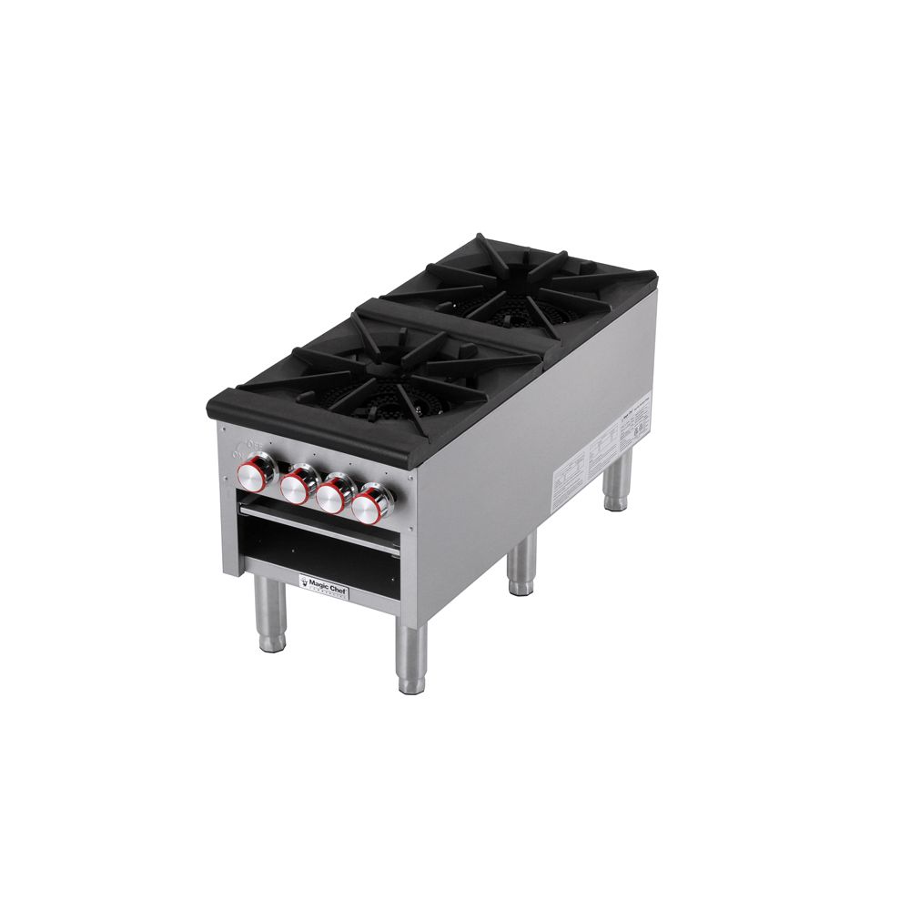 2-burner Stockpot Range MCCSR2A