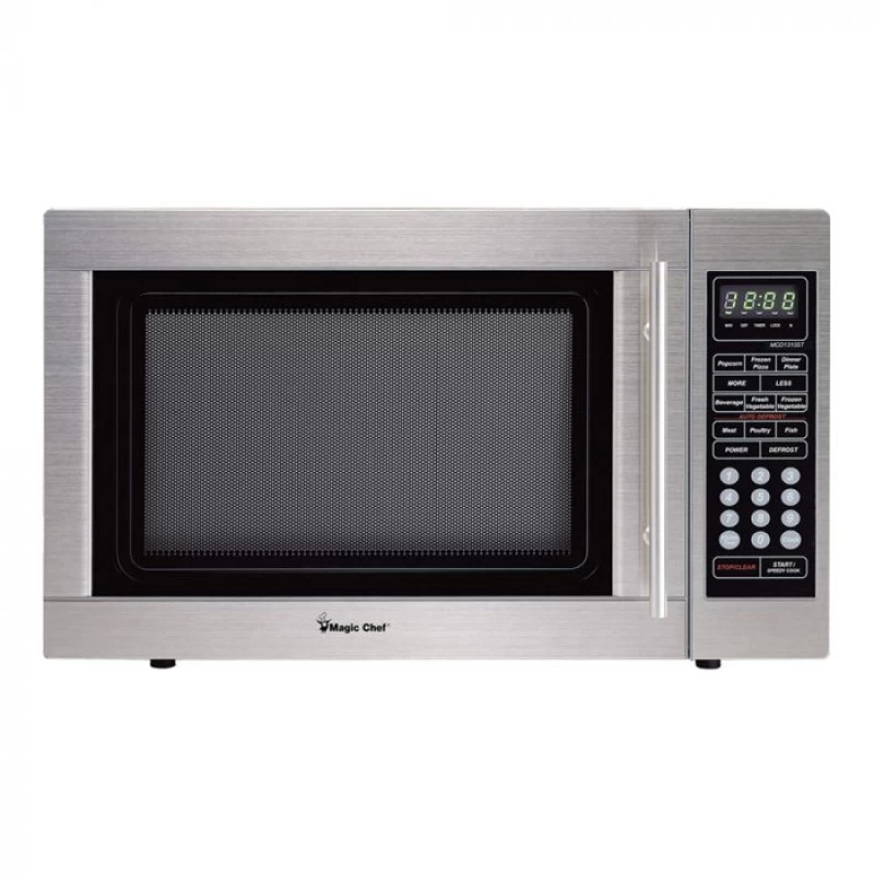 Magic Chef 1.3 cu. ft. Countertop Microwave Oven Stainless Steel MCD1310ST Picture 1