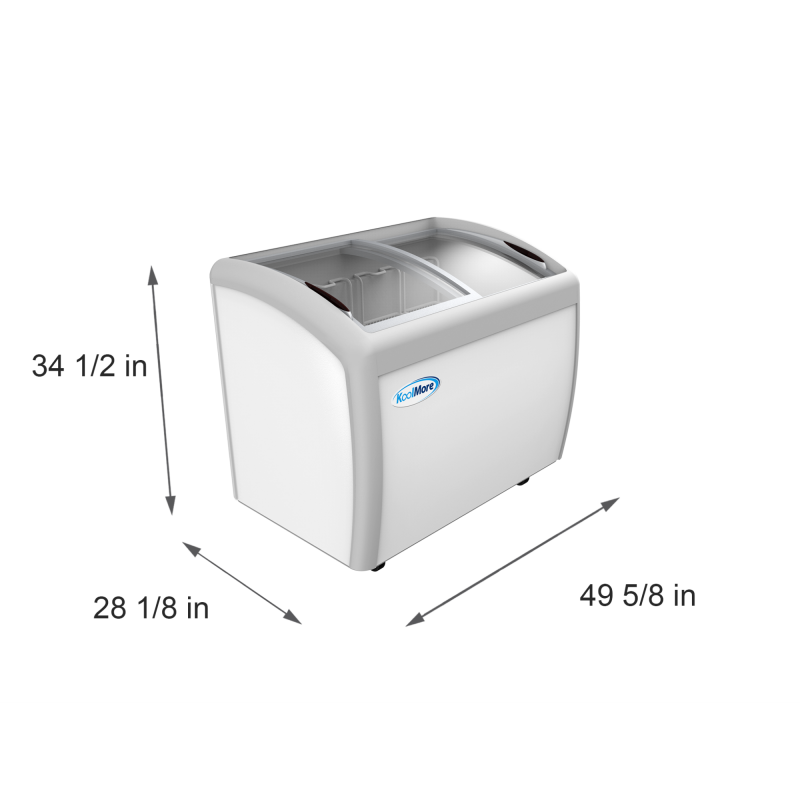 50 in. Display Ice Cream Freezer - 12 cu ft MCF12C