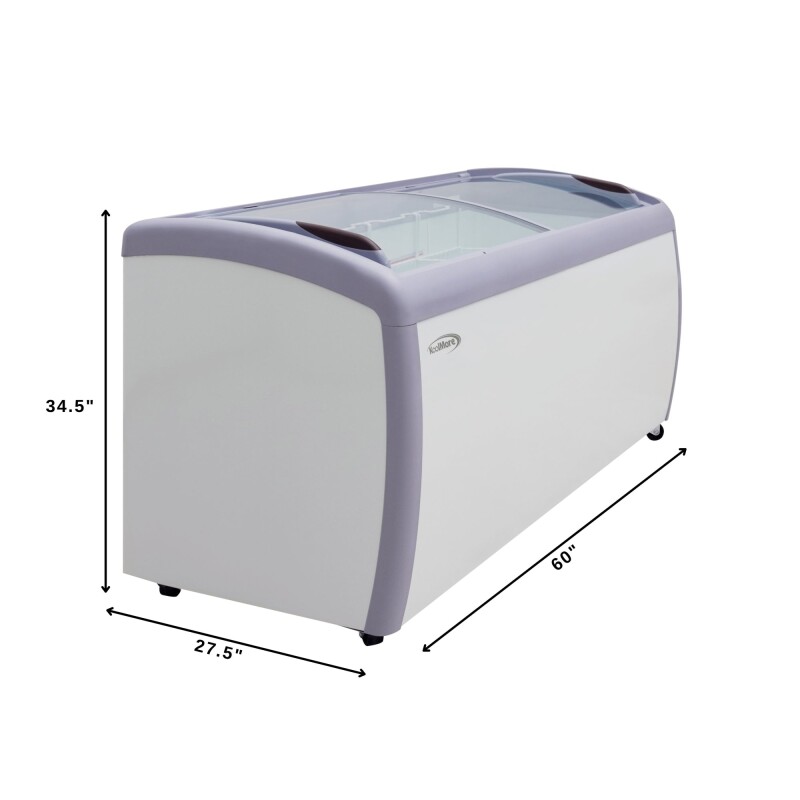 60 in. Display Ice Cream Freezer - 16 cu ft MCF16C