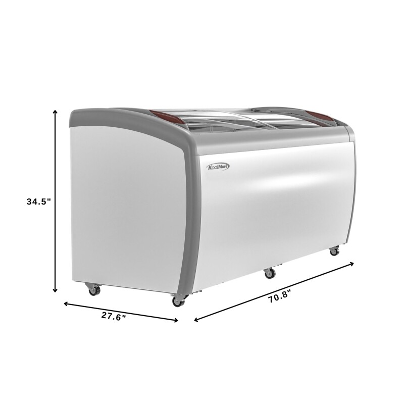 71 in. Commercial Ice Cream Display Freezer, 20 cu. ft MCF20C