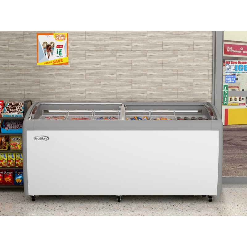 71 in. Commercial Ice Cream Display Freezer, 20 cu. ft MCF20C