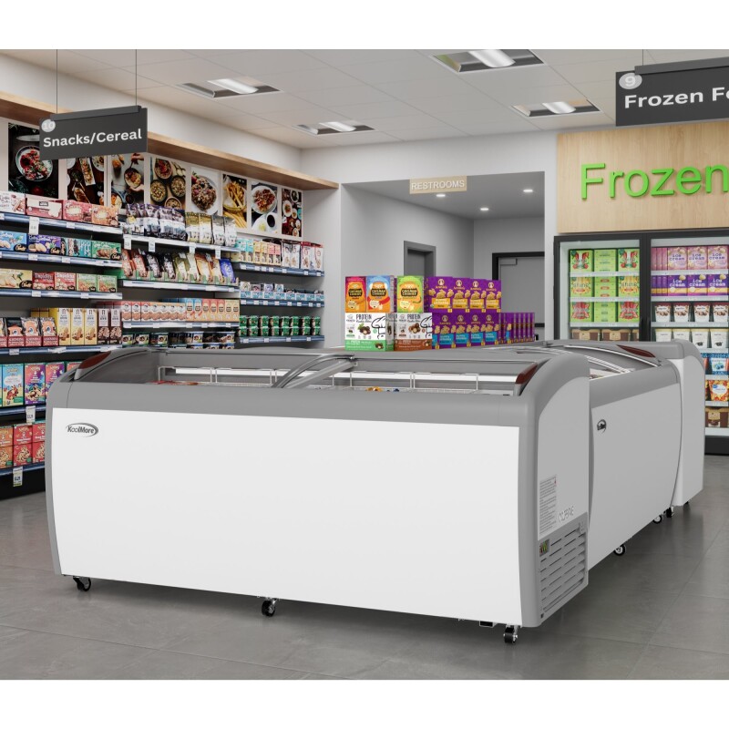 71 in. Commercial Ice Cream Display Freezer, 20 cu. ft MCF20C
