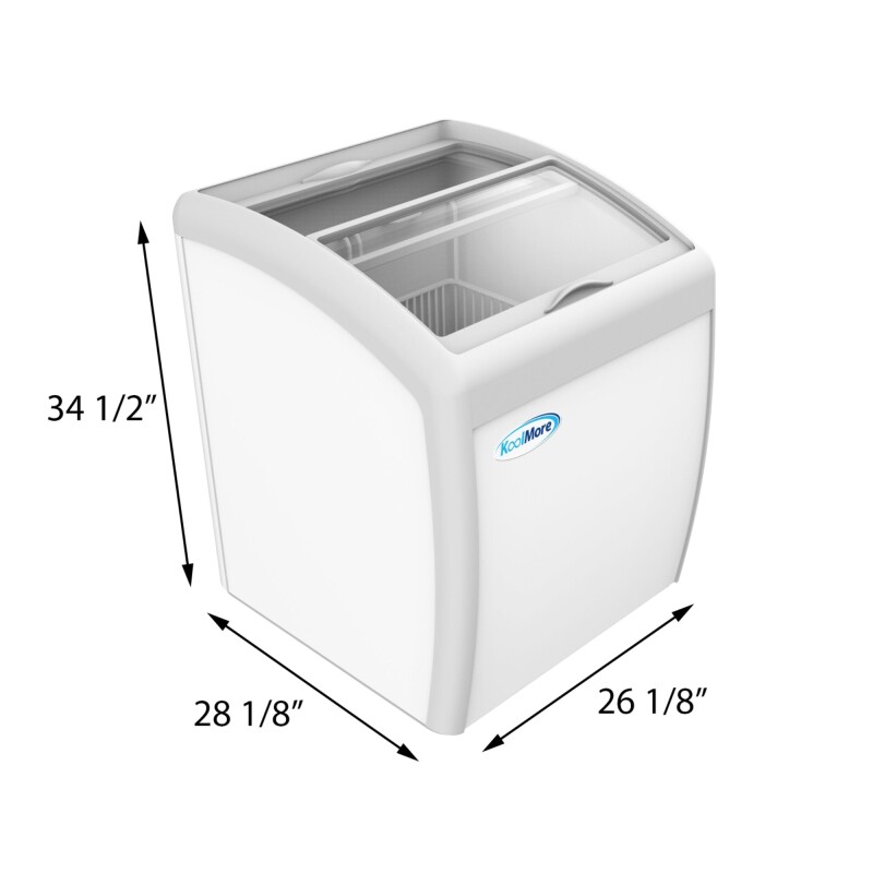 26 in. Display Ice Cream Freezer - 5.7 cu ft MCF6C