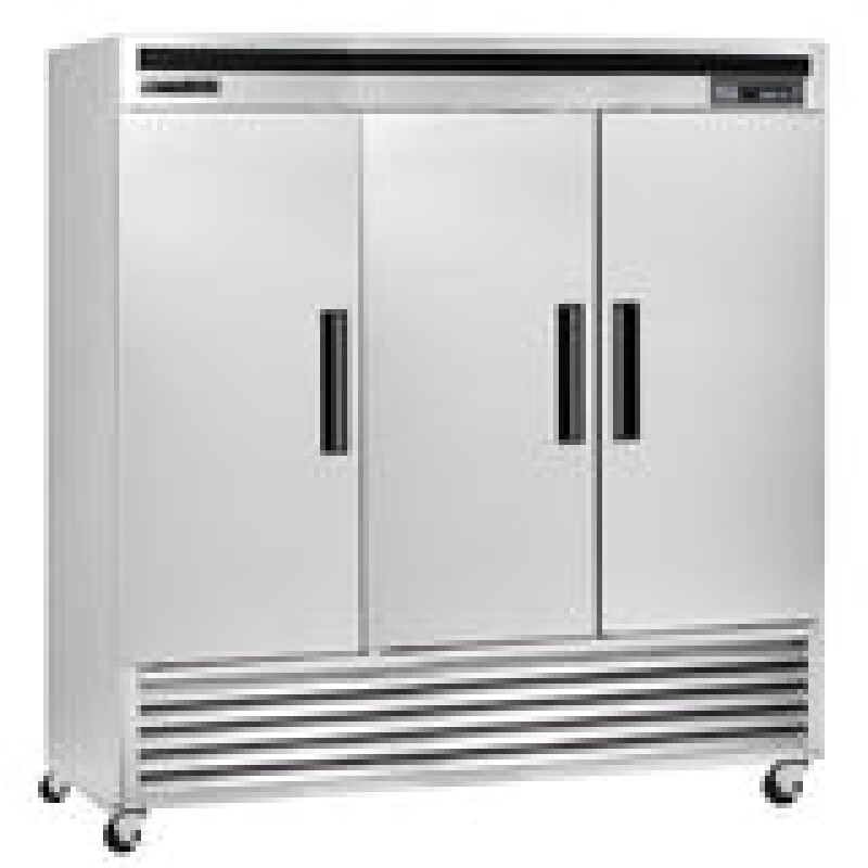 Maxx Cold Triple Door Reach-In Freezer, Bottom Mount MCF72FDHC