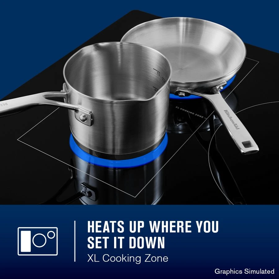 30-Inch Wide Induction Cooktop with Power Boost MCIT8030SB