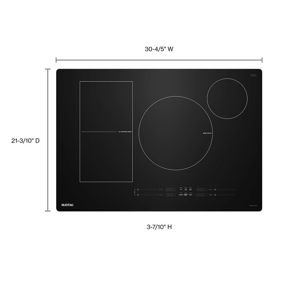 30-Inch Wide Induction Cooktop with Power Boost MCIT8030SB